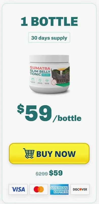 Sumatra Slim Belly Tonic - 1 bottle pack