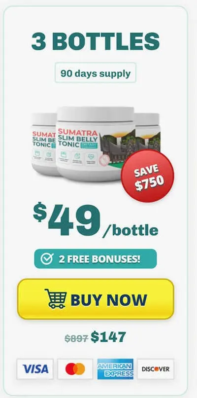 Sumatra Slim Belly Tonic - 6 bottle pack